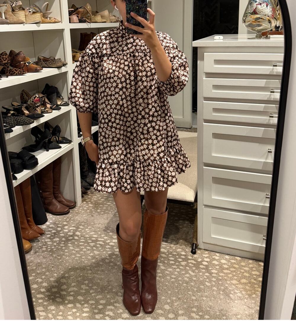 Anthropologie Star Print Dress